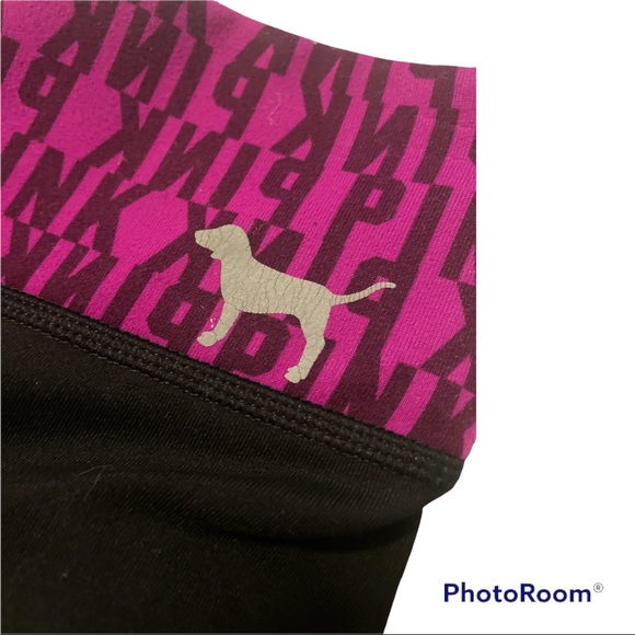 Victorias Secret Pink Yoga Pants, Purple Waistband With Logo Size Small - Picture 4 of 5